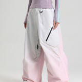 Ski Wear Snowboard Gear Cargo Baggy Snow Pants -Unisex