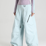 Ski Wear Snowboard Gear Cargo Baggy Snow Pants -Unisex