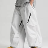 Ski Wear Snowboard Gear Cargo Baggy Snow Pants -Unisex