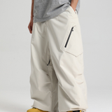 Ski Wear Snowboard Gear Cargo Baggy Snow Pants -Unisex