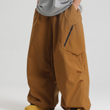 Ski Wear Snowboard Gear Cargo Baggy Snow Pants -Unisex