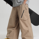 Ski Wear Snowboard Gear Cargo Baggy Snow Pants -Unisex