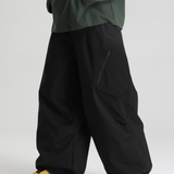 Ski Wear Snowboard Gear Cargo Baggy Snow Pants -Unisex