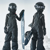 Ski Wear Color Block Waterproof Jacket&Bibs Kids Snow Suit (Single Unit Available)