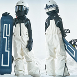 Ski Wear Color Block Waterproof Jacket&Bibs Kids Snow Suit (Single Unit Available)