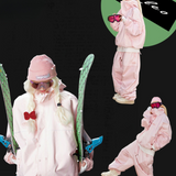 Ski Wear Snowboard Pink Snow Jacket&Pants Suit - Women's (Single Unit Available)