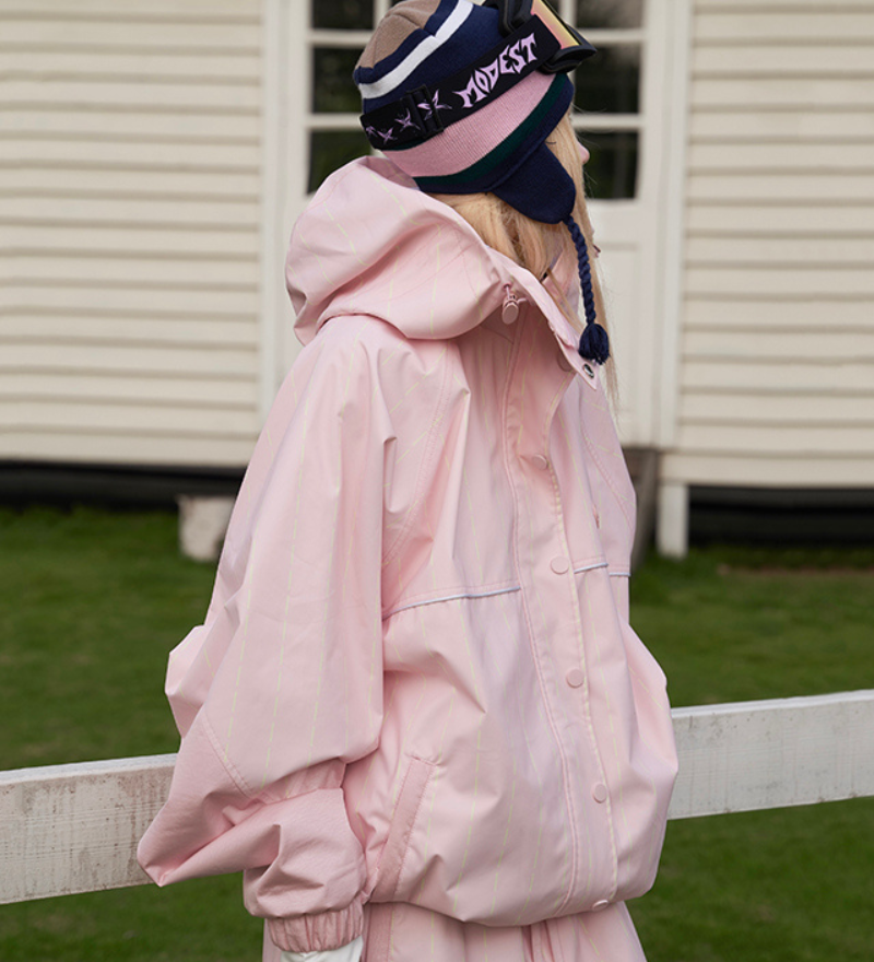 Ski Wear Snowboard Pink Snow Jacket&Pants Suit - Women's (Single Unit Available)