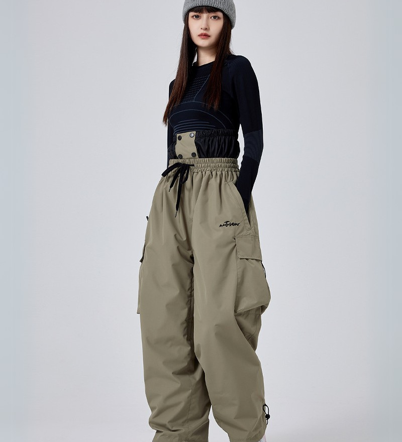 Ski Wear Snowboard Baggy Snow Pants -Unisex