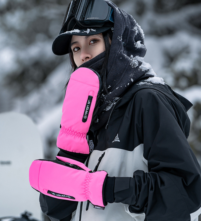 Ski Wear Snowboard Waterproof Dual-Layer Ski Gloves