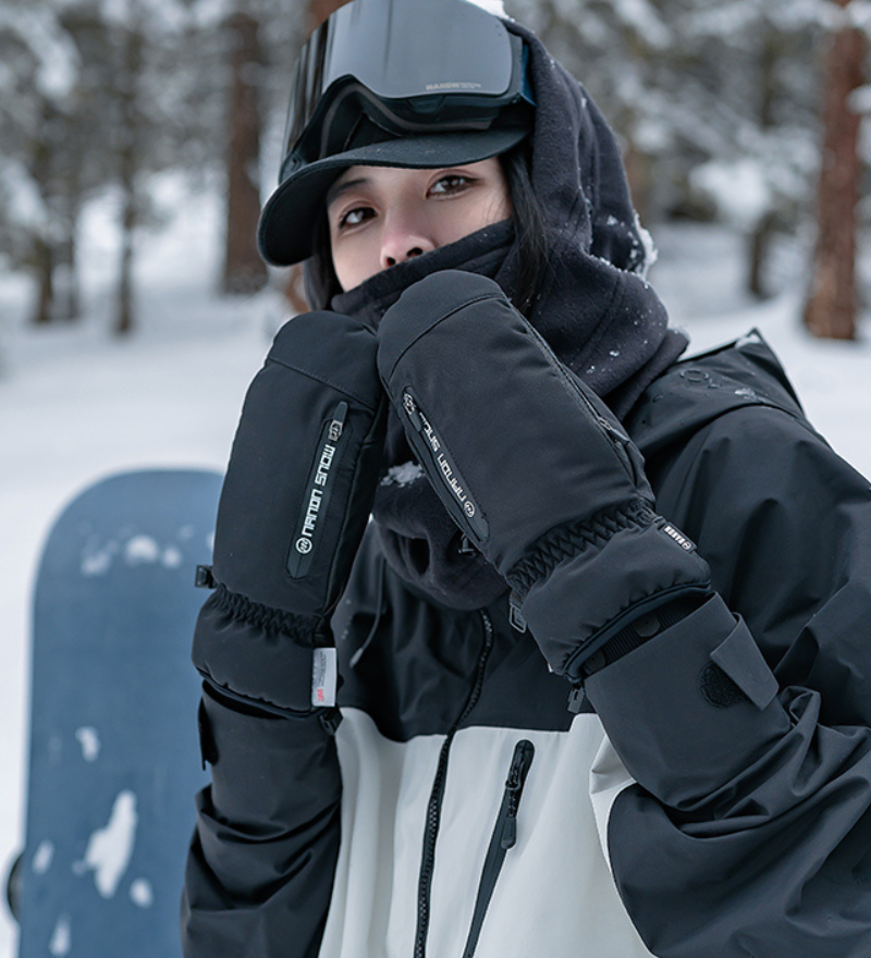 Ski Wear Snowboard Waterproof Dual-Layer Ski Gloves