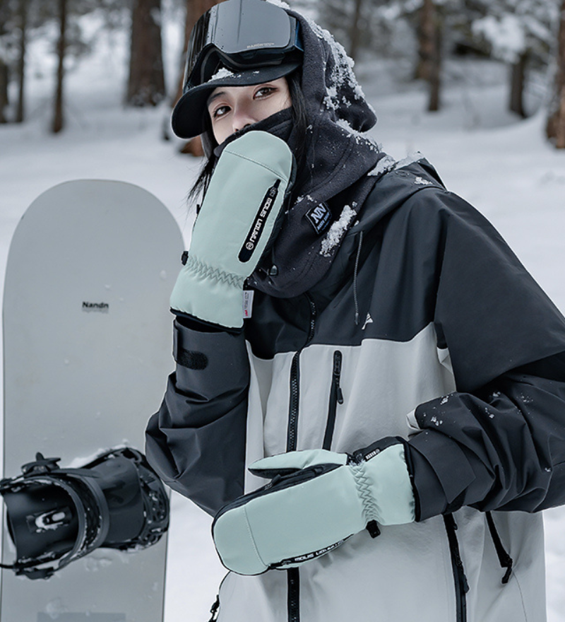 Ski Wear Snowboard Waterproof Dual-Layer Ski Gloves