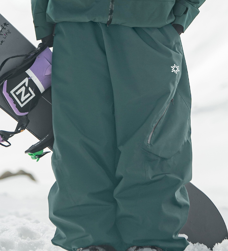 Ski Wear Snowboard Waterproof Loose-Fit Ski Pants -Unisex