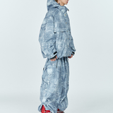 Ski Wear Thickened 3L Hooded Snowboard Suit -Men's (Single Unit Available)