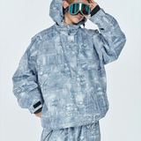 Ski Wear Thickened 3L Hooded Snowboard Suit -Men's (Single Unit Available)