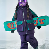 Ski Wear Waterproof Reflective Kids Snow Suit Jacket&Bibs (Single Unit Available)