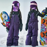 Ski Wear Waterproof Reflective Kids Snow Suit Jacket&Bibs (Single Unit Available)