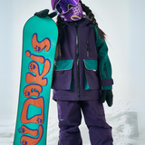 Ski Wear Waterproof Reflective Kids Snow Suit Jacket&Bibs (Single Unit Available)