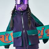 Ski Wear Waterproof Reflective Kids Snow Suit Jacket&Bibs (Single Unit Available)