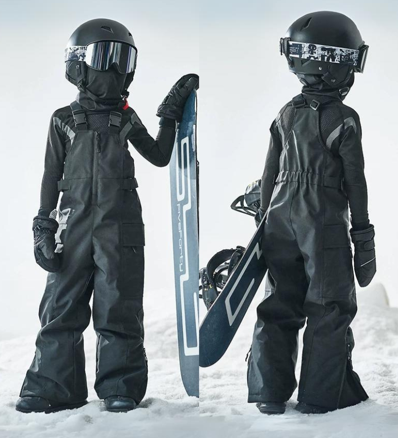 Ski Wear Waterproof Reflective Kids Snow Suit Jacket&Bibs (Single Unit Available)
