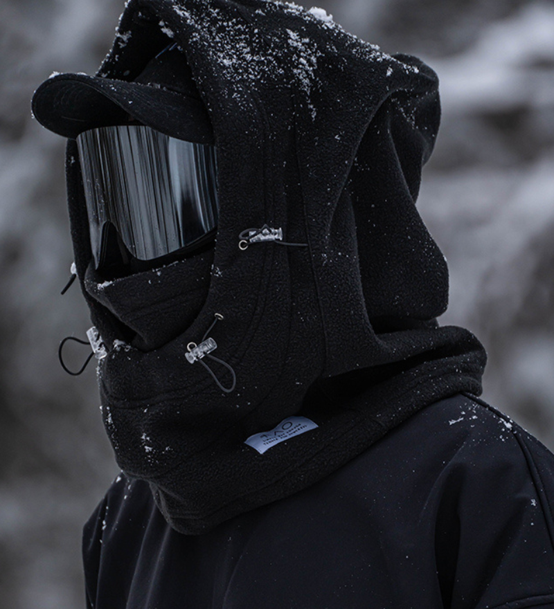 Ski Wear Windproof Fleece Winter Balaclava Hood