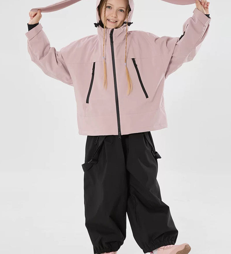Ski Wear Windproof Rabbit Ears Kids Snow Suit