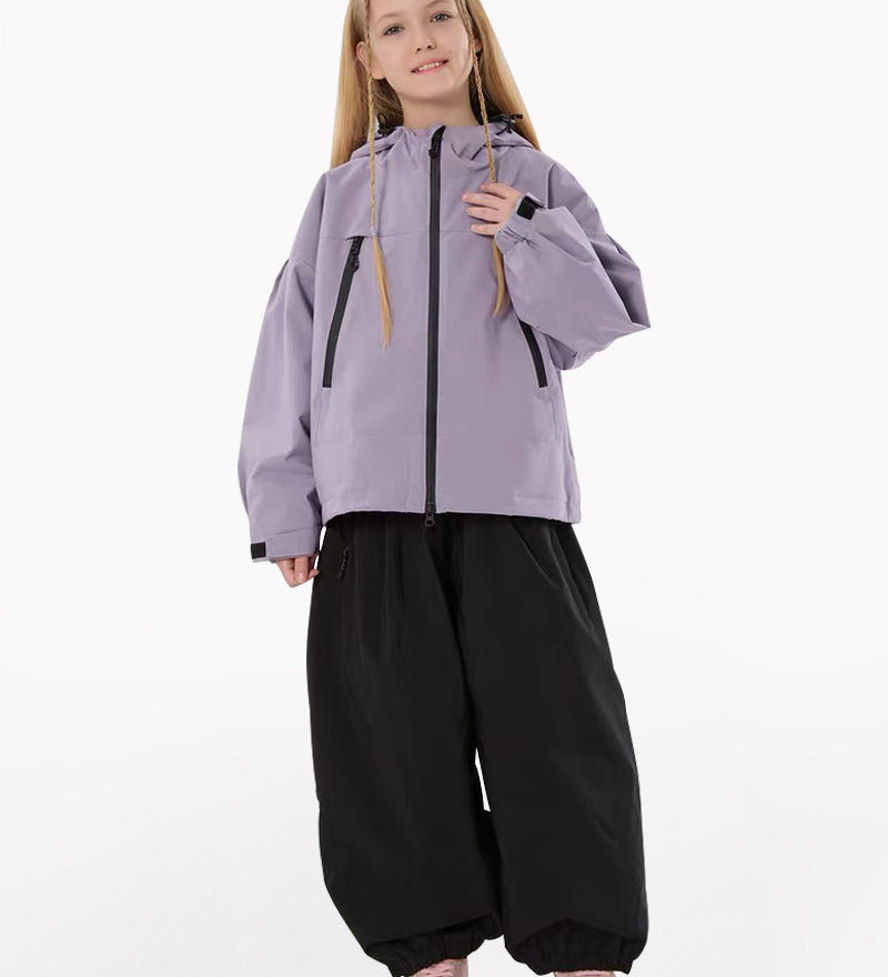 Ski Wear Windproof Rabbit Ears Kids Snow Suit