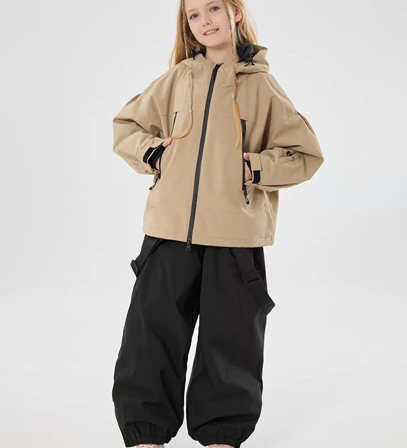 Ski Wear Windproof Rabbit Ears Kids Snow Suit