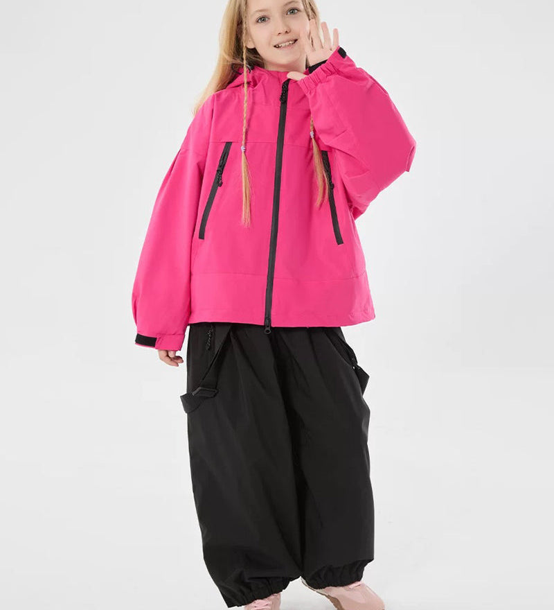 Ski Wear Windproof Rabbit Ears Kids Snow Suit