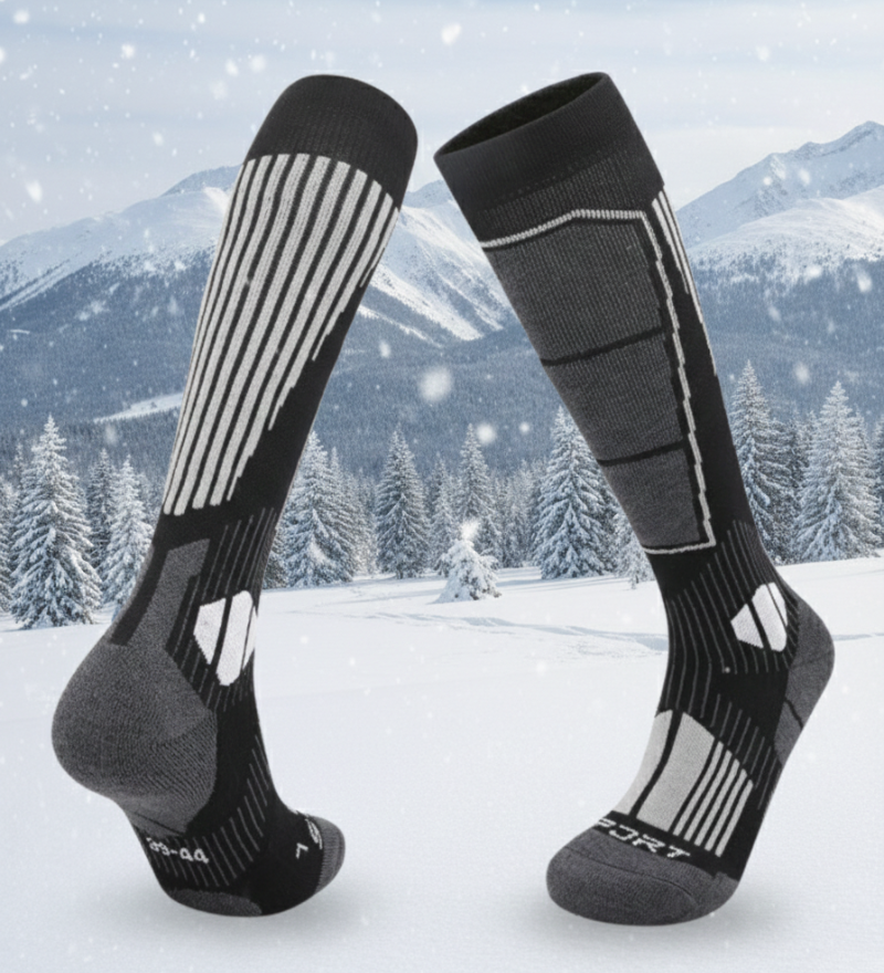Ski Wear Winter Professional Unisex Wool Ski & Snow Socks