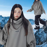 Ski Wear Windproof Oversize Hoodie - Unisex