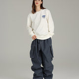 Ski Wear Snowboarding Denim Cargo Snow Pants -Unisex