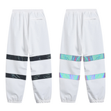 Ski Wear Neon Reflective Baggy Snow Pants -Unisex