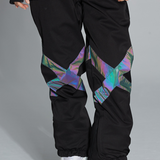 Ski Wear Neon Reflective Baggy Snow Pants -Unisex
