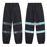 Ski Wear Neon Reflective Baggy Snow Pants -Unisex