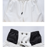 Ski Wear Neon Reflective Baggy Snow Pants -Unisex