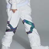 Ski Wear Neon Reflective Baggy Snow Pants -Unisex
