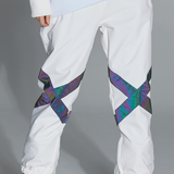 Ski Wear Neon Reflective Baggy Snow Pants -Unisex