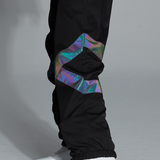Ski Wear Neon Reflective Baggy Snow Pants -Unisex