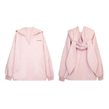 Ski Wear Outdoor Adorable Bunny Ears Warm Hoodie -Unisex