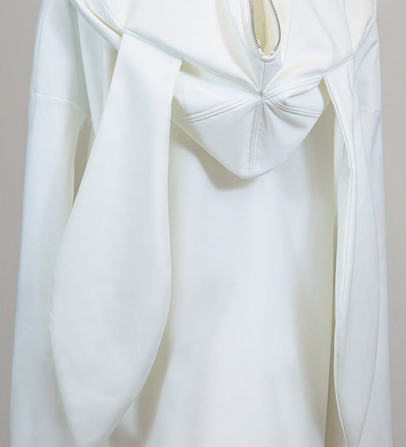 Ski Wear Outdoor Adorable Bunny Ears Warm Hoodie -Unisex