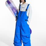 Ski Wear Snowboard Gear Reflective Stripe Ski Bibs - Unisex