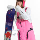 Ski Wear Snowboard Gear Reflective Stripe Ski Bibs - Unisex