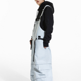 Ski Wear Snowboard Gear Reflective Stripe Ski Bibs - Unisex