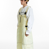 Ski Wear Snowboard Gear Reflective Stripe Ski Bibs - Unisex