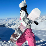 Ski Wear Snowboard Gear Reflective Stripe Ski Bibs - Unisex