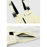 Ski Wear Snowboard Gear Reflective Stripe Ski Bibs - Unisex