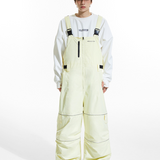 Ski Wear Snowboard Gear Reflective Stripe Ski Bibs - Unisex