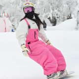 Ski Wear Snowboard Gear Reflective Stripe Ski Bibs - Unisex