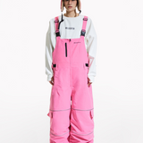 Ski Wear Snowboard Gear Reflective Stripe Ski Bibs - Unisex