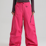 Ski Wear Snowboard Gear Cargo Baggy Snow Pants -Unisex